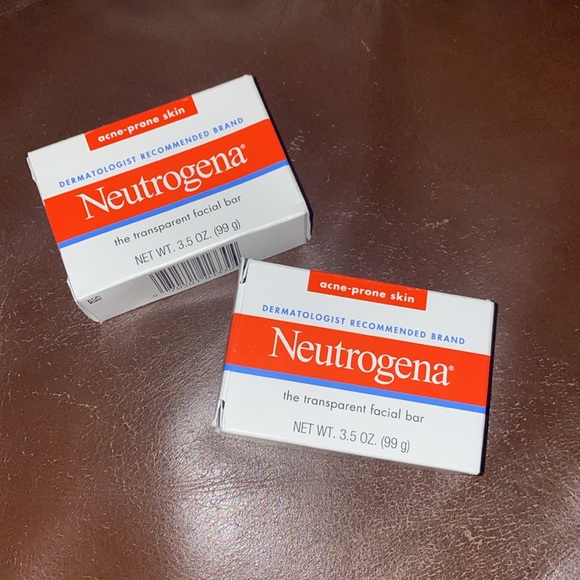 Lot of 2 Neutrogena Transparent Facial Soap Acne Prone Skin Facial Bars 3.5 oz - Picture 4 of 4